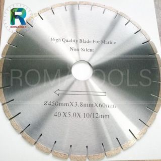 450mm Marble Blades with D Shape Segments for Pakistan Market