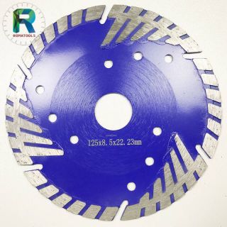 125mm 150mm Hot Press Sintered Diamond Saw Blades with Protective Segments