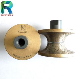 V40 Full Bullnose Diamond Router Bits with Adapter 