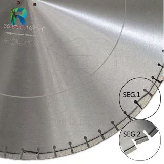 36.6inch 930mm Romatools Diamond Saw Blades for Concrete Asphalt Overlay Cutting