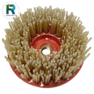 4 inch 100mm Diamond Antique Brushes with Snail Back